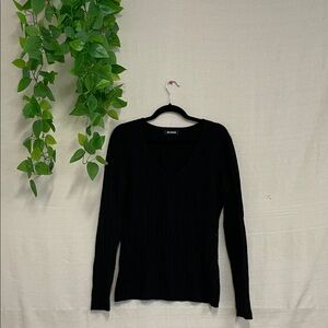 NAADAM Black Long Sleeve Top